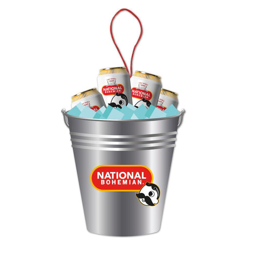 Natty Boh Cans in Tin Bucket / 3-D Ornament - Route One Apparel