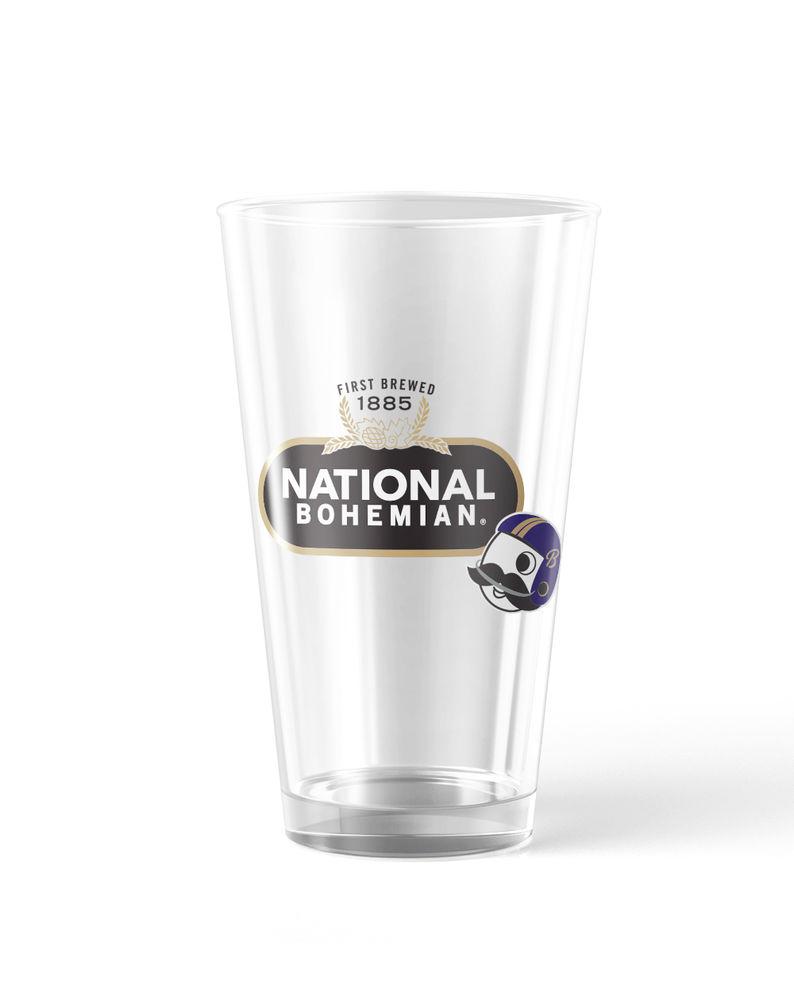 National Bohemian Football / Pint Glass - Route One Apparel