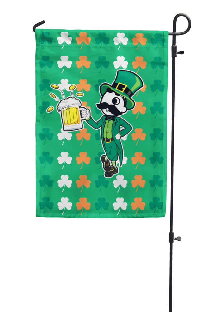 Natty Boh Shamrock (Green) / Garden Flag - Route One Apparel
