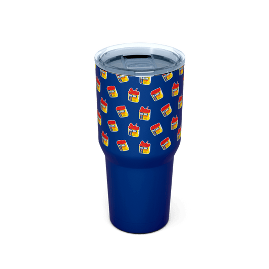 Old Bay 3-D Can Pattern (Blue) / Large Tumbler - Route One Apparel
