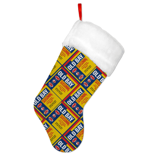 Old Bay Pattern / Christmas Stocking - Route One Apparel