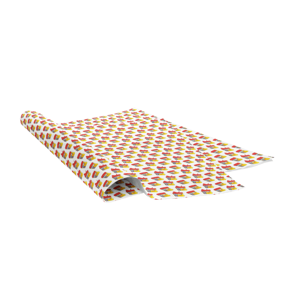 Old Bay 3-D Can Pattern (White) / Tissue Paper Pack - Route One Apparel