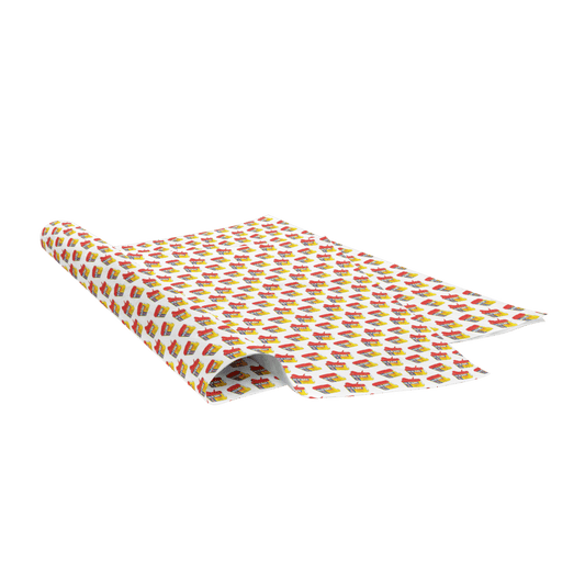 Old Bay 3-D Can Pattern (White) / Tissue Paper Pack - Route One Apparel