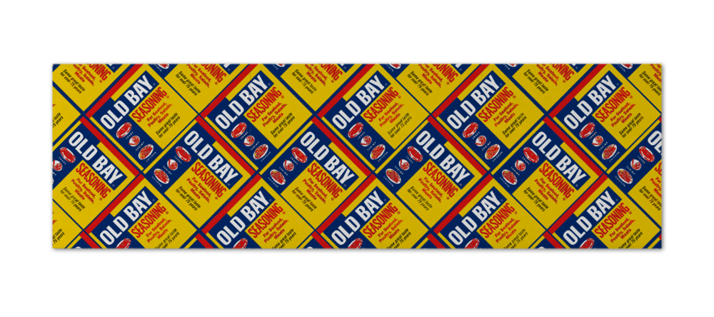 Flat Old Bay Can Pattern / Headband - Route One Apparel