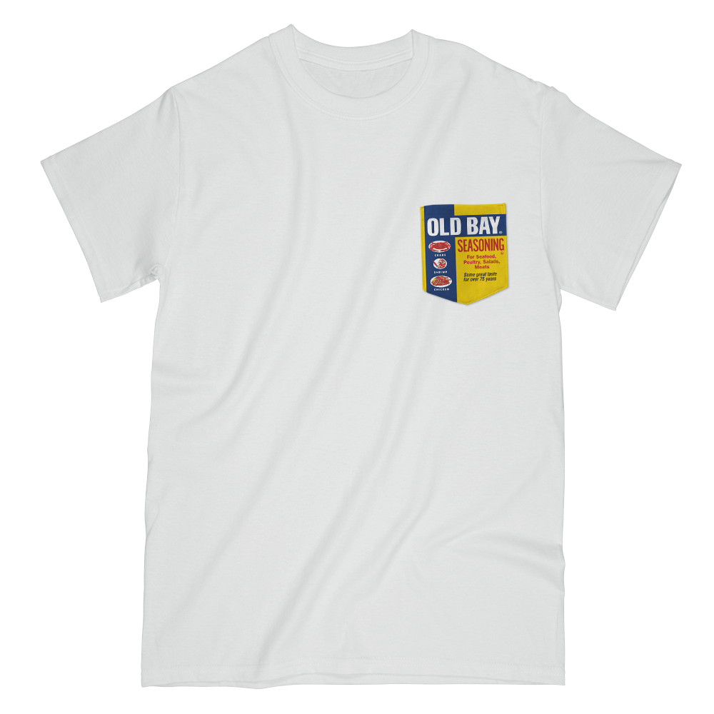 Old Bay Can (White) / Pocket Shirt - Route One Apparel