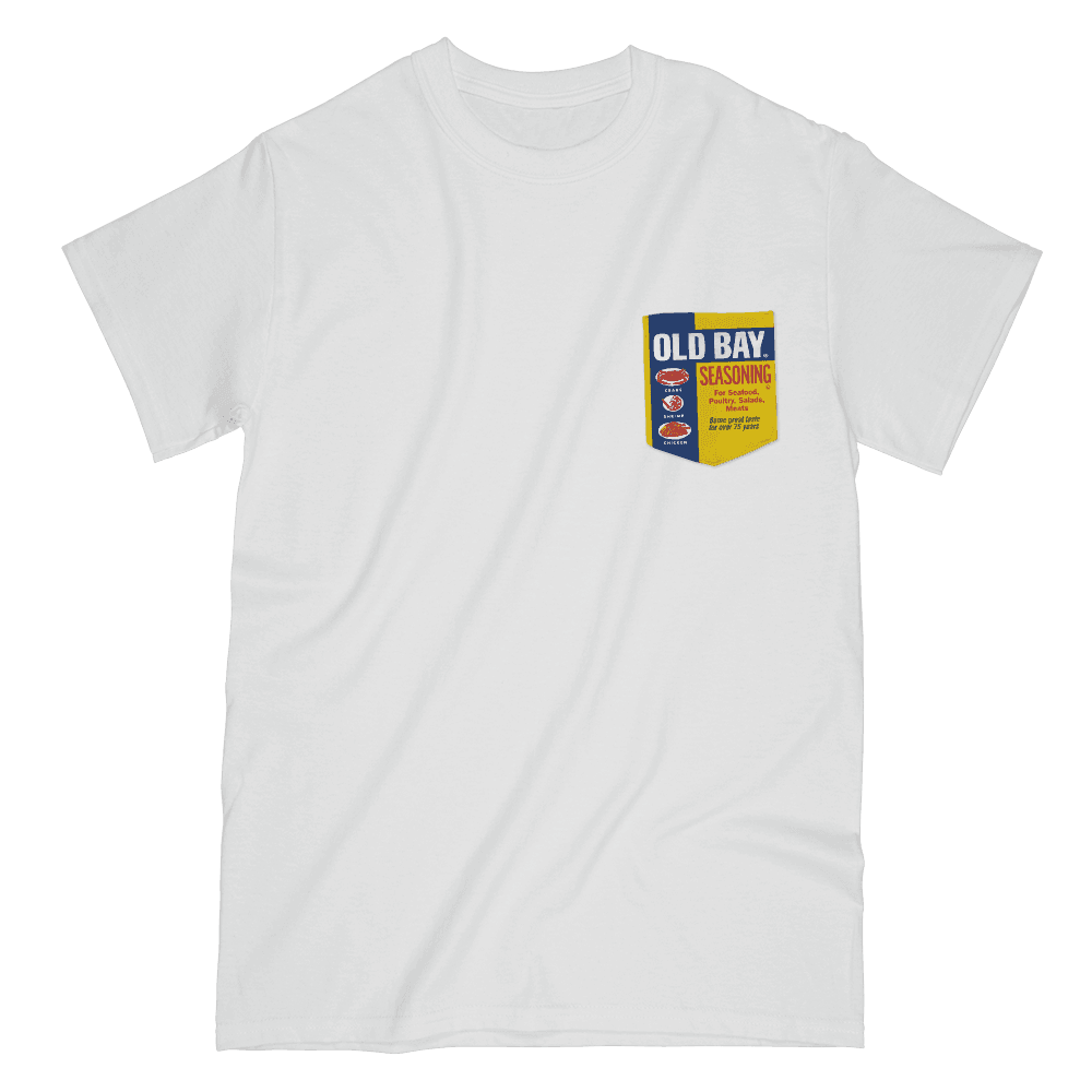Old Bay Can (White) / Pocket Shirt - Route One Apparel