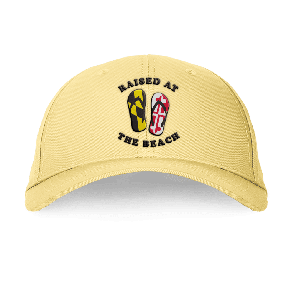 Route One Apparel Raised at the Beach (Butter) / Baseball Hat