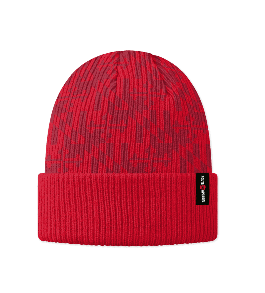 Route One Apparel Red Maryland Flag / Beanie
