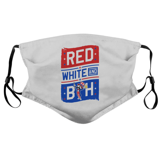 Natty Boh Red, White, And Boh (Black) / Face Mask - Route One Apparel
