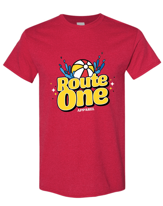 Route One Beach Day (Pink) / Shirt - Route One Apparel