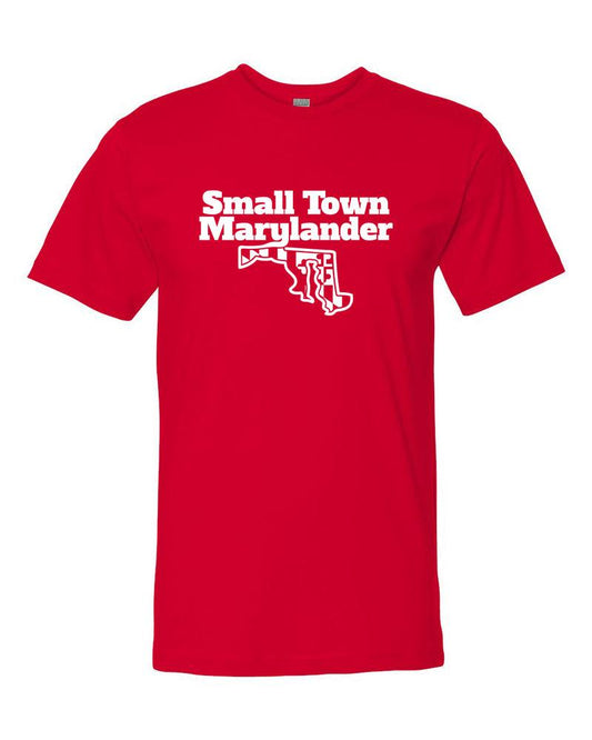 Small Town Marylander (Red) / Shirt - Route One Apparel