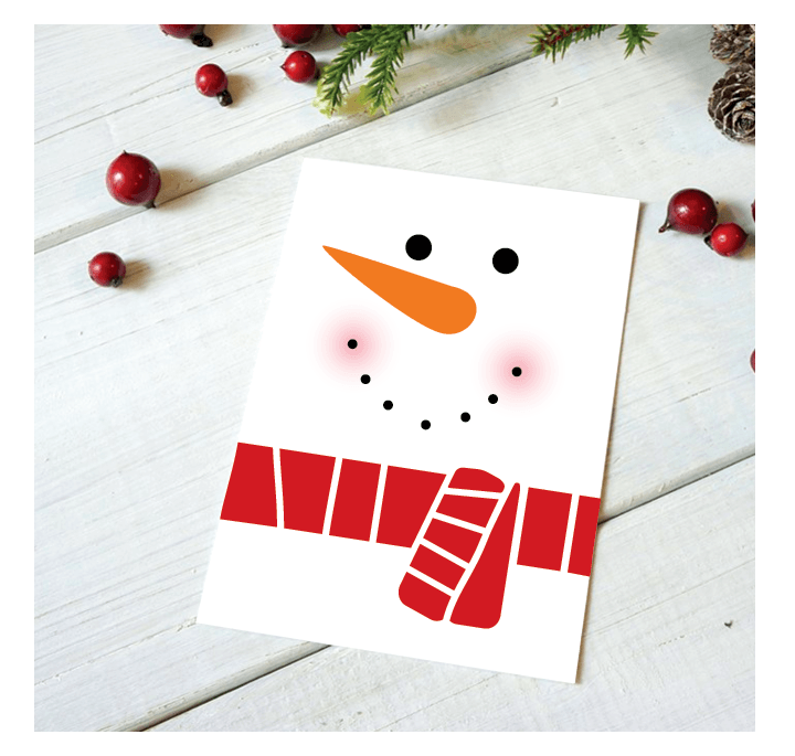 Happy Snowman / 8-Pack Christmas Cards - Route One Apparel