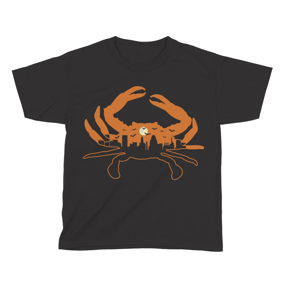 Spooky Skyline Crab / *Youth* Shirt - Route One Apparel