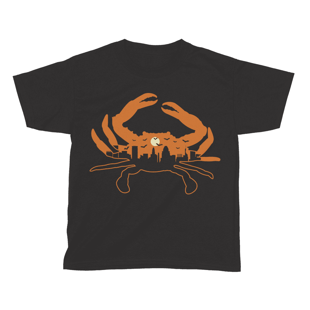 Spooky Skyline Crab / *Youth* Shirt - Route One Apparel