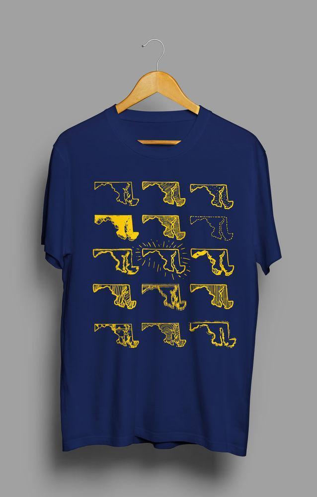 Many Shapes of Maryland (Team Navy) / Shirt - Route One Apparel
