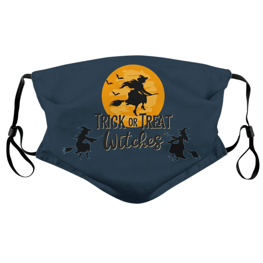 Trick or Treat Witches (Navy) / Face Mask - Route One Apparel