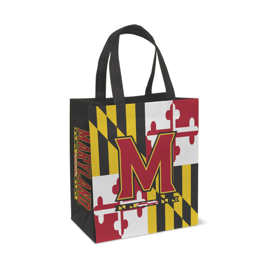 UMD "M" Logo with Maryland Flag / Reusable Shopping Bag - Route One Apparel