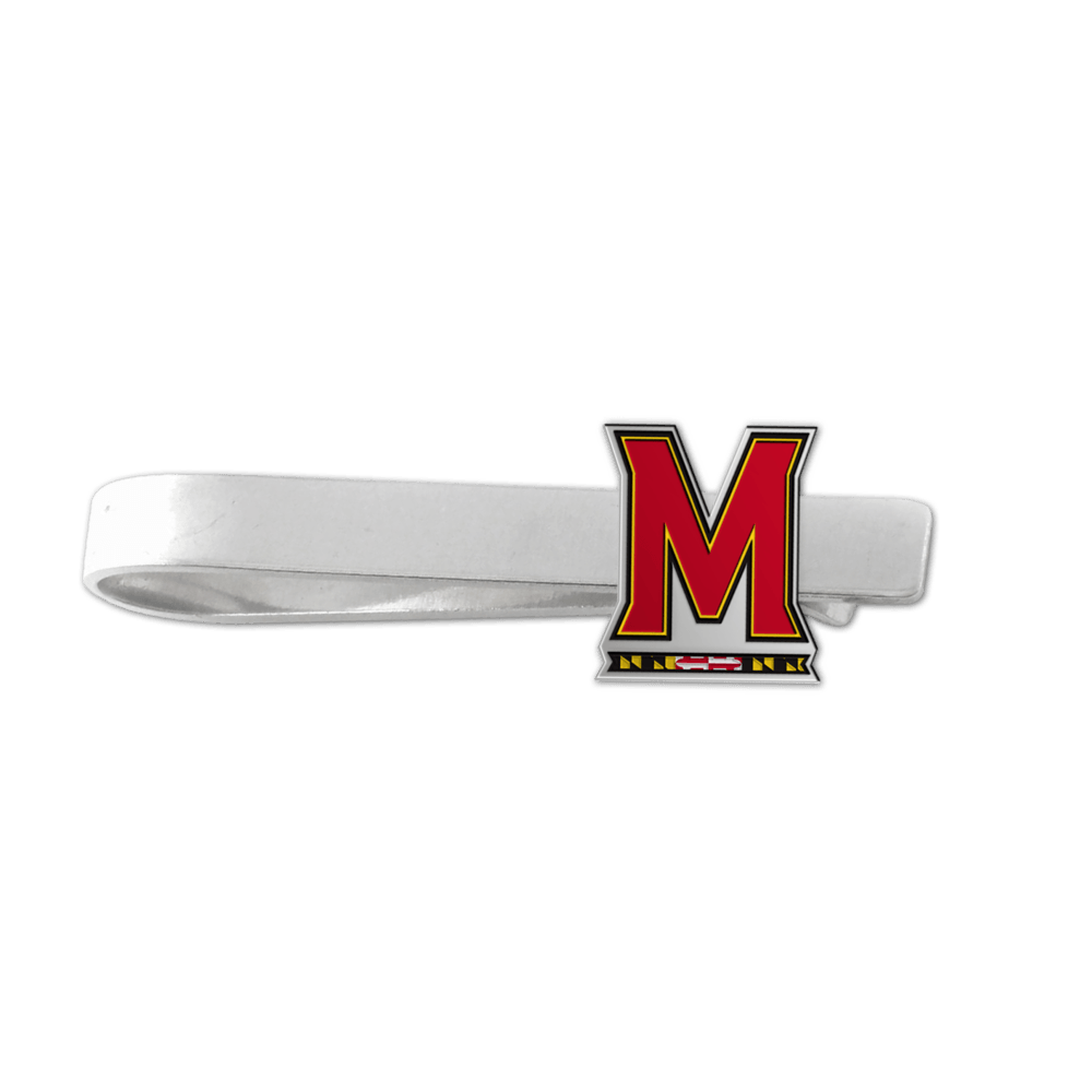 UMD "M" Logo / Enamel Tie Clip - Route One Apparel