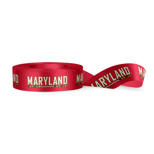 UMD Athletic Logo (Red) / Ribbon - Route One Apparel