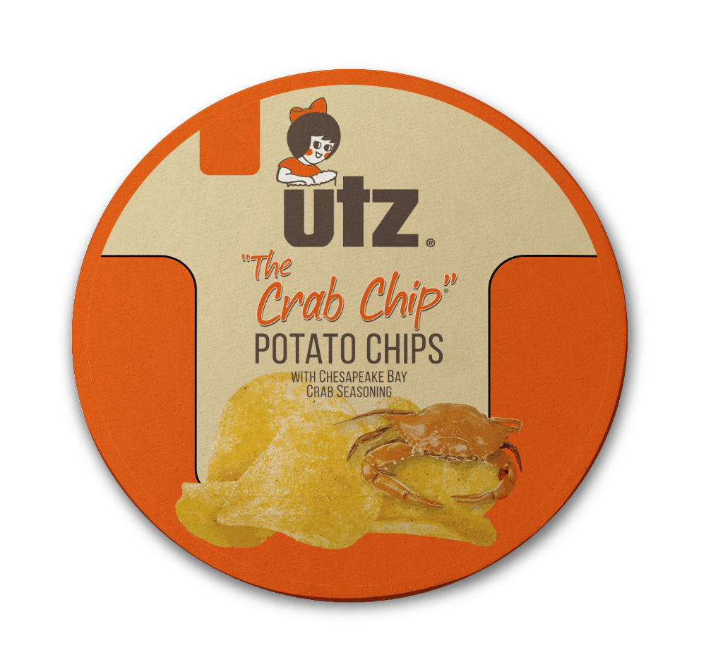 Utz Crab Chips / Cork Coaster - Route One Apparel