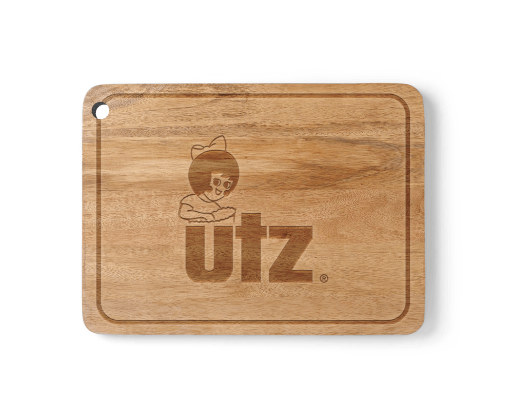Utz Girl Logo / Bamboo Cutting Board - Route One Apparel