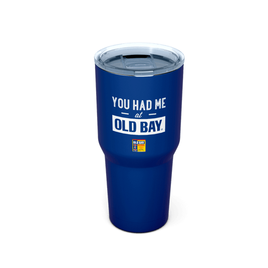 "You Had Me at Old Bay" (Blue) / Large Tumbler - Route One Apparel