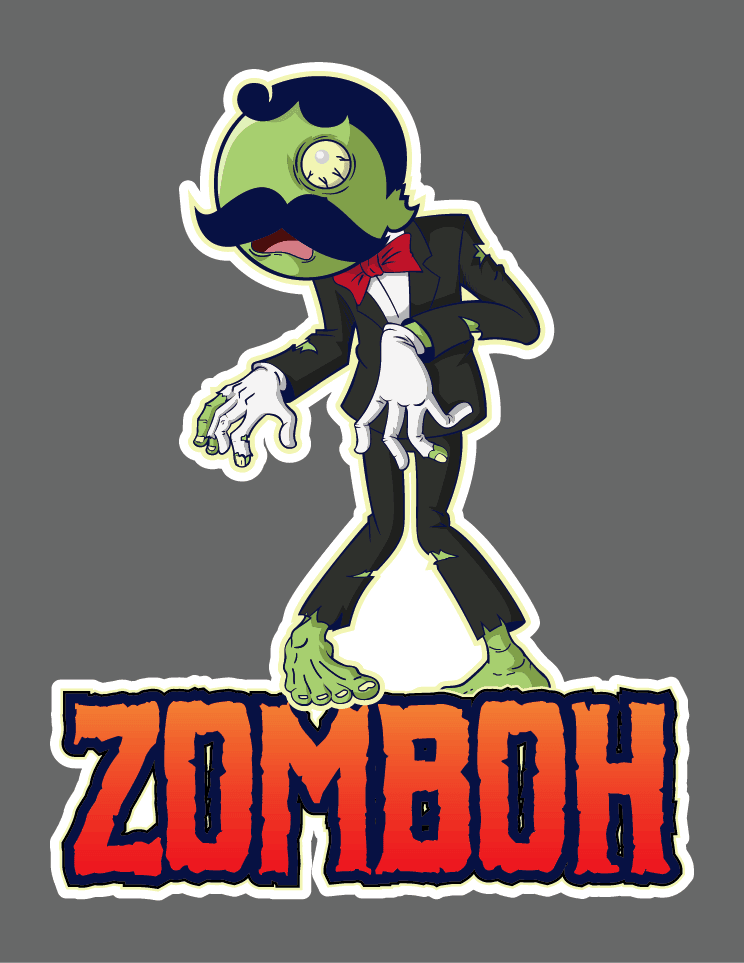 Natty Boh Zomboh / Sticker - Route One Apparel