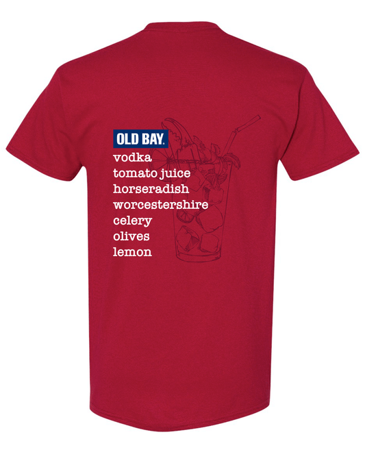Old Bay Bloody Mary Mix (Garnet) / Shirt - Route One Apparel