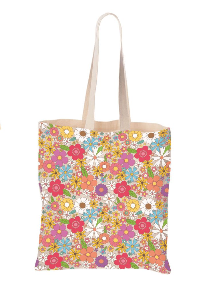 Bright Flowers / Tote Bag - Route One Apparel