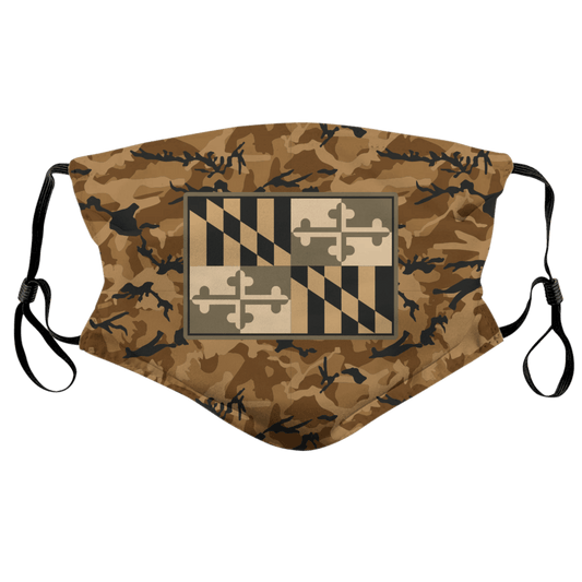 Maryland Camo Brownout / Face Mask - Route One Apparel
