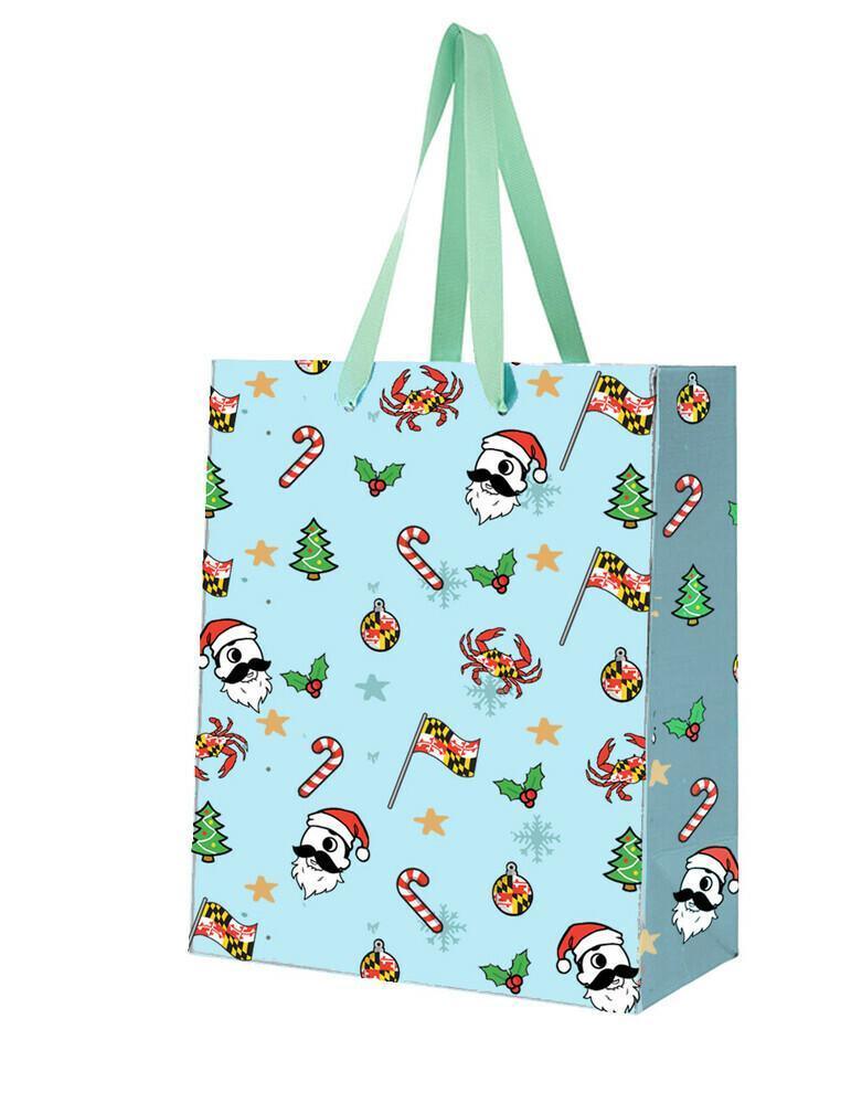 Santa Boh Flag Pattern / Gift Bag - Route One Apparel