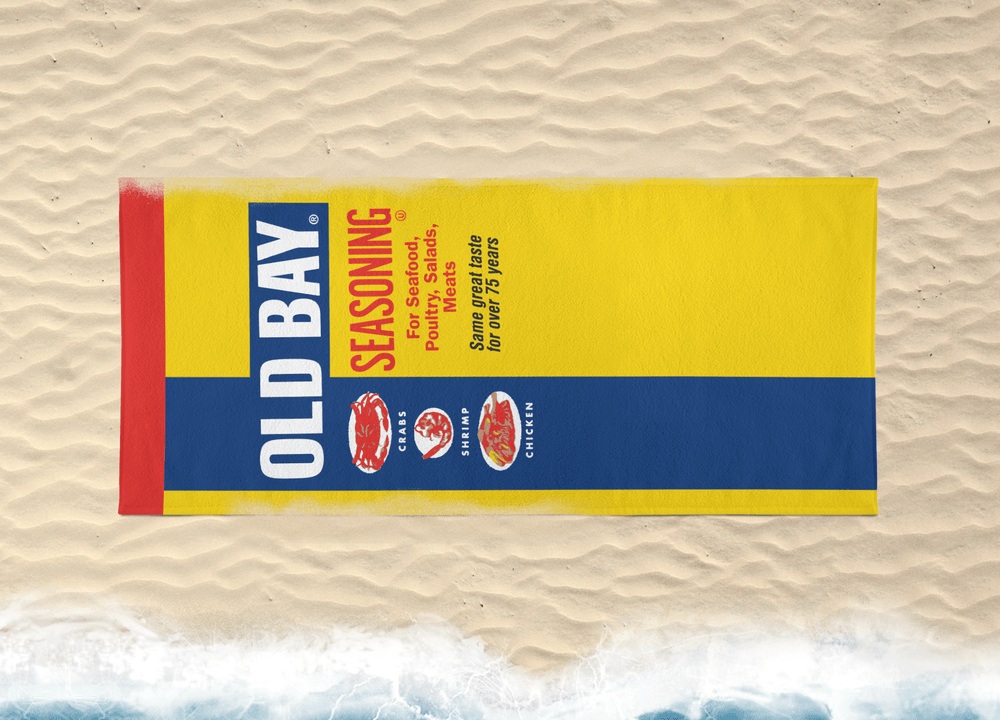 Old Bay Can /  Beach Towel - Route One Apparel