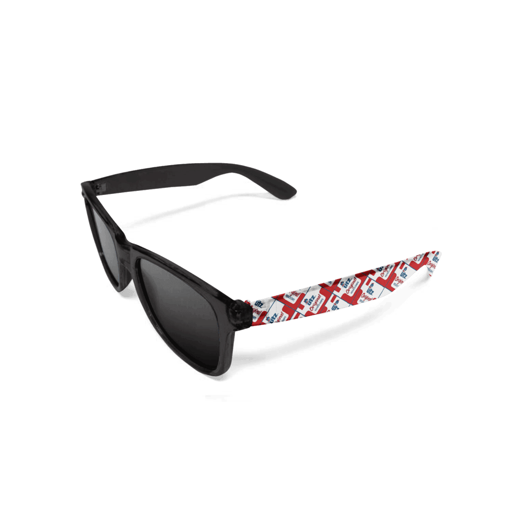 Utz Original Chip Bag Pattern (Black) / Shades - Route One Apparel