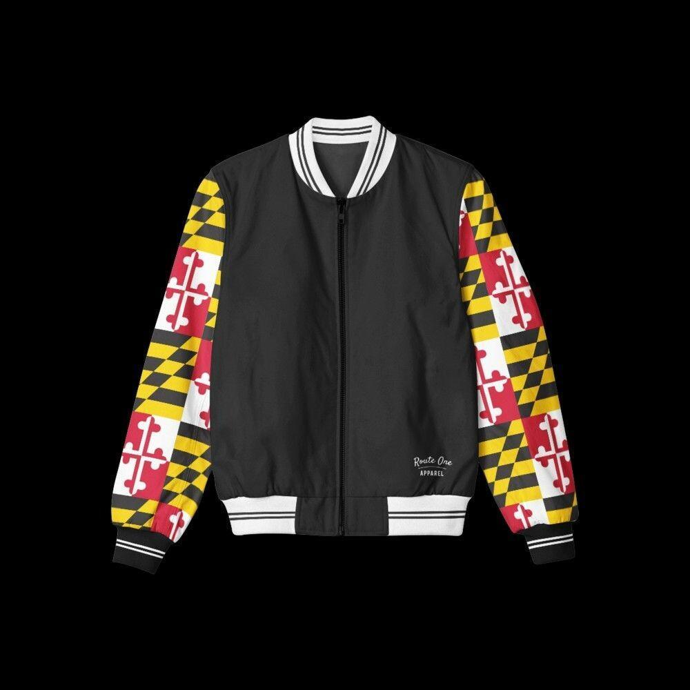 Route One Maryland Flag Sleeve / Jacket - Route One Apparel