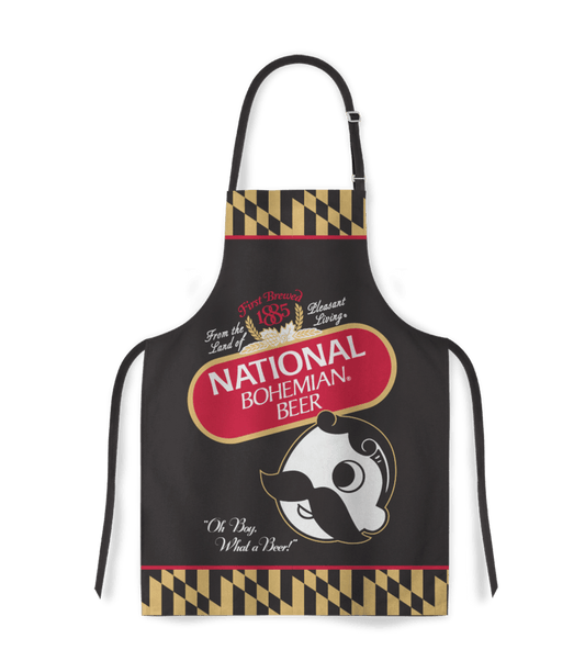 Natty Boh Can (Black)  / Apron - Route One Apparel