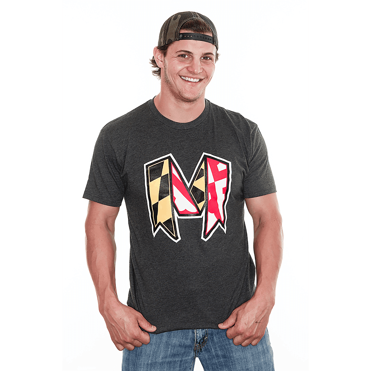 Maryland Ribbon (Charcoal Grey) / Shirt - Route One Apparel