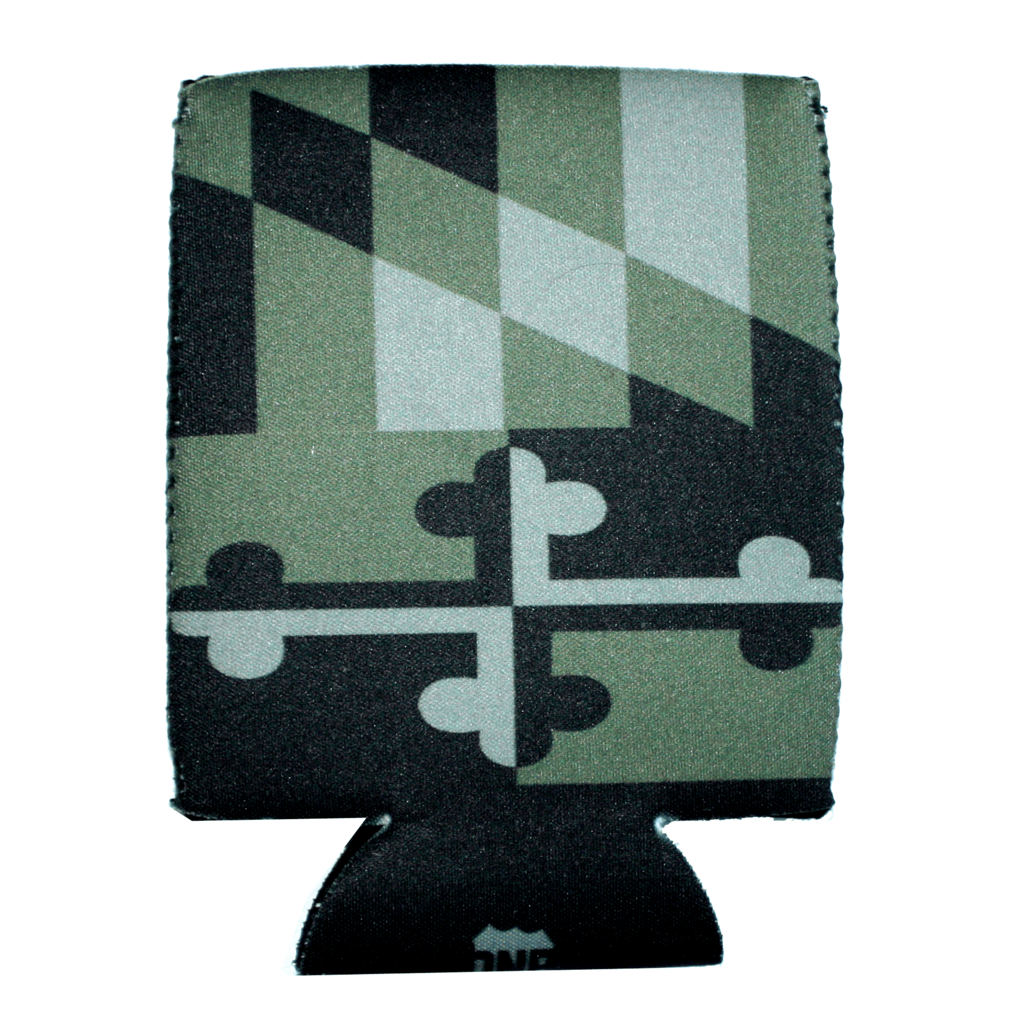 Green Camo Maryland Flag / Can Cooler - Route One Apparel