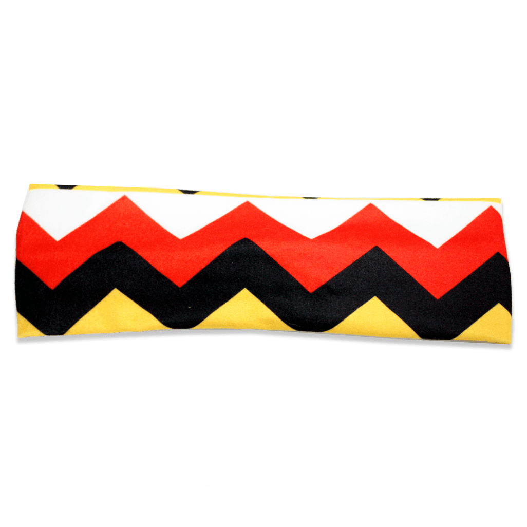 Chevron (Red, White, Yellow & Black) / Headband - Route One Apparel