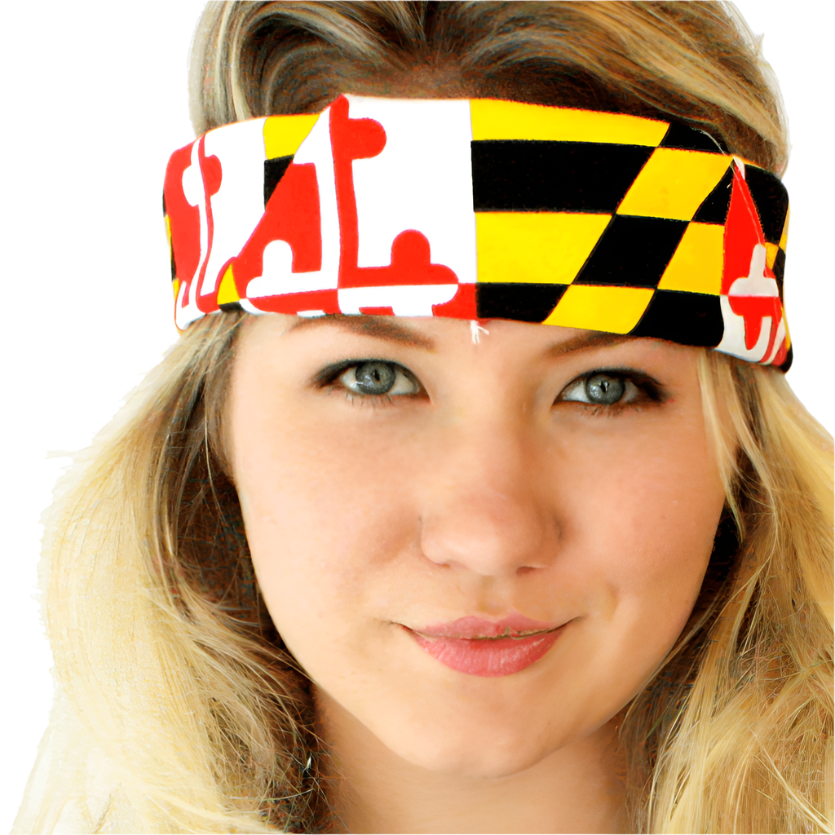 Maryland Flag / Bandana (27 x 27 inch) - Route One Apparel
