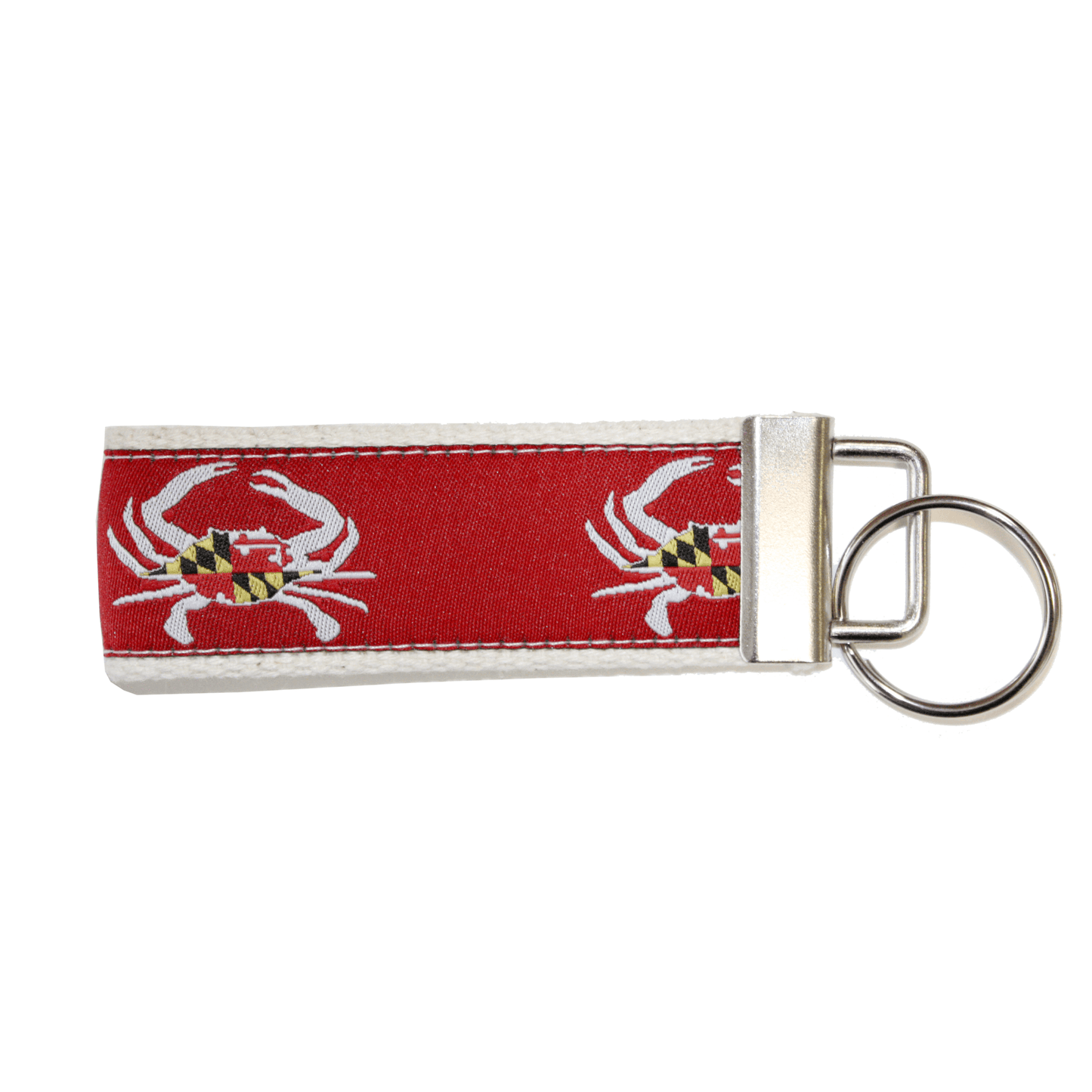 Maryland Flag Crab (Red) / Key Chain - Route One Apparel