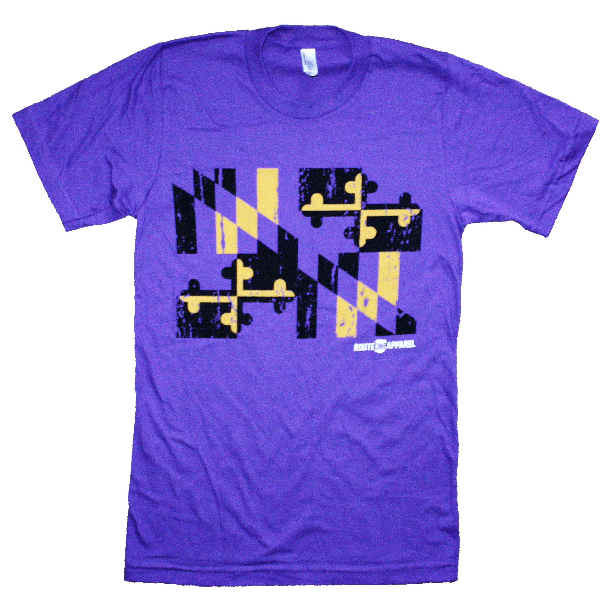 Baltimore Purple & Gold Maryland Flag / Shirt - Route One Apparel