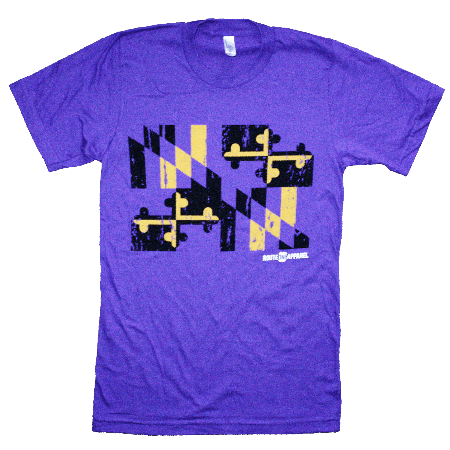 Baltimore Purple & Gold Maryland Flag / Shirt - Route One Apparel