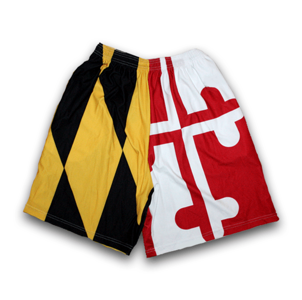 Maryland Flag / *Youth* Athletic Shorts - Route One Apparel