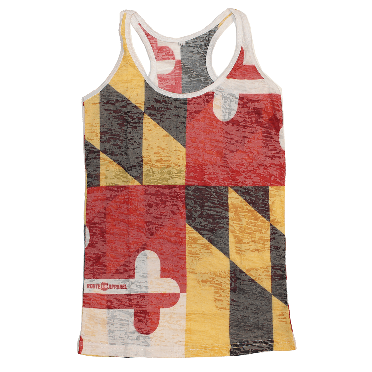 Maryland Flag Burnout *Vintage* / Tank | Route One Apparel