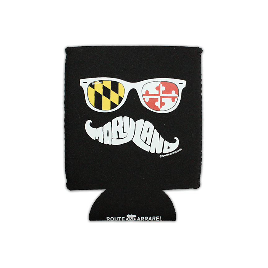 Maryland Mustache / Can Cooler - Route One Apparel