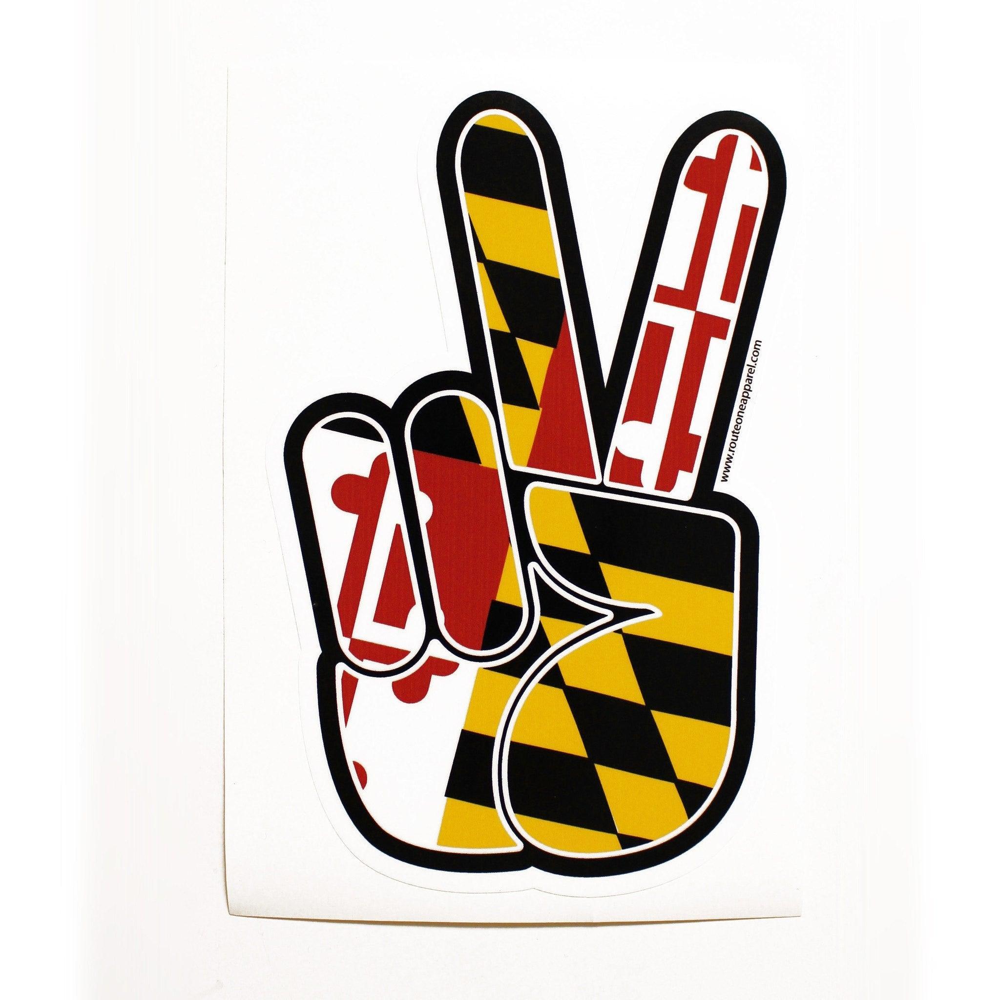 Maryland Peace / Sticker - Route One Apparel