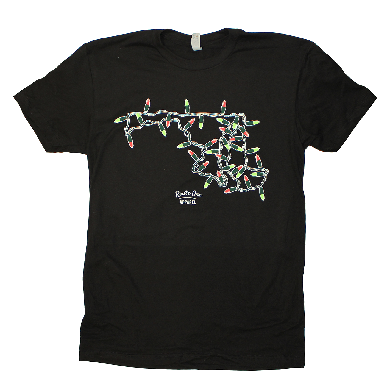 Maryland Lights (Black) / Shirt - Route One Apparel