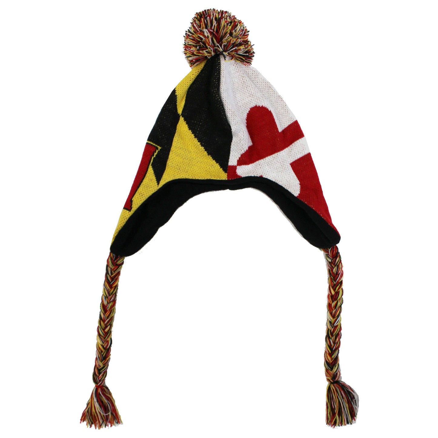 UMD & Maryland Flag / Ski Hat - Route One Apparel