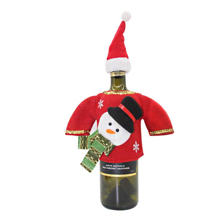 Snowman / Wine Bottle Cap & Sweater - Route One Apparel