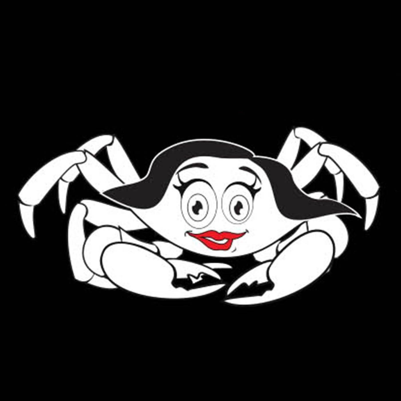 Crab Happy Family / Sticker Set - Route One Apparel